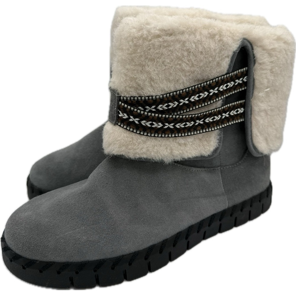 MUK LUKS Flexi Montauk Women's Faux-Fur Shearling Winter Boots  sz 8